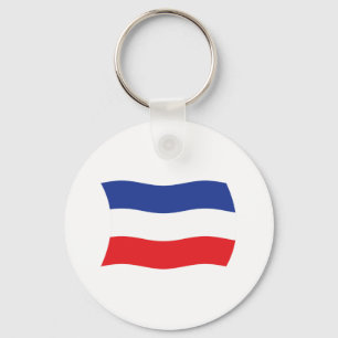 Yugoslavia Flag Keychain