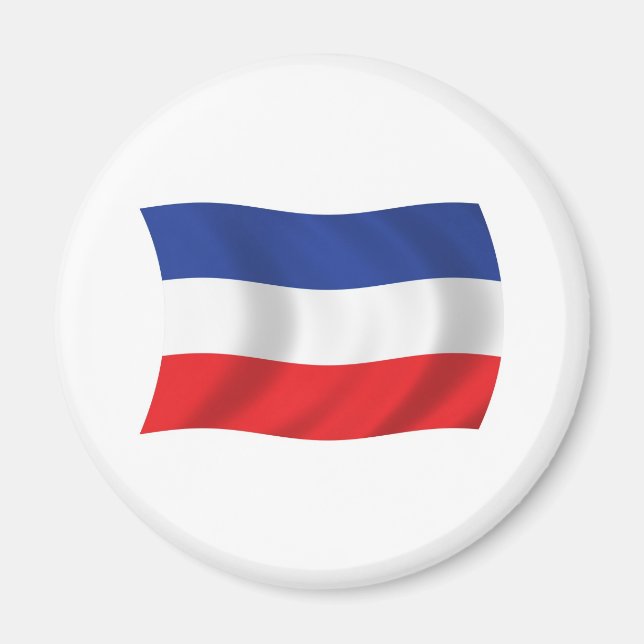Yugoslavia Flag Magnet (Front)