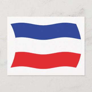 Yugoslavia Flag Postcard