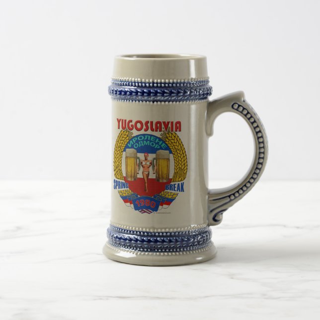 Yugoslavia Spring Break 1980 Stein (Right)