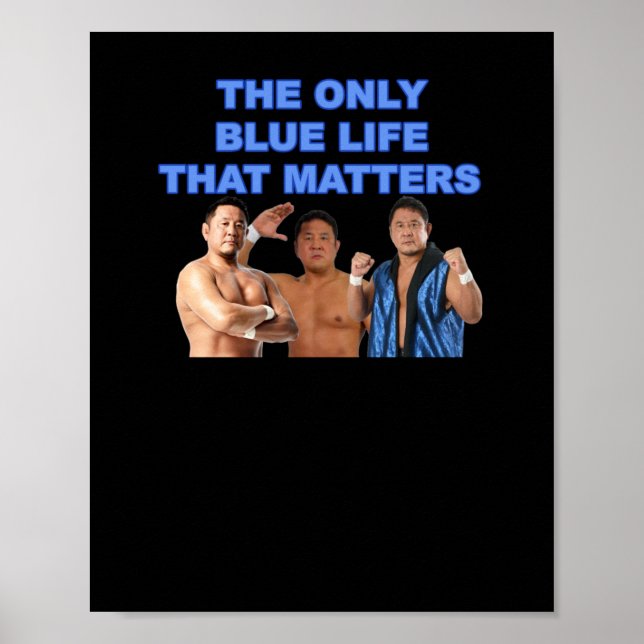 Yuji Nagata Lives Sticker  Poster (Front)