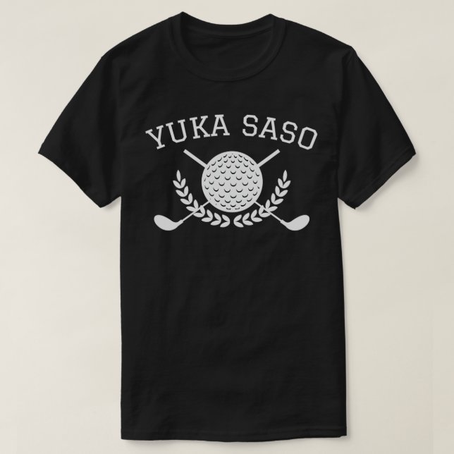 Yuka Saso Filipino Japanese Teen Golfer Golf Swing T-Shirt (Design Front)