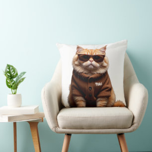 Yuki the Cat: Cosy Throw Pillow