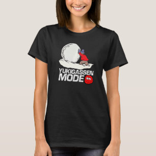 Yukigassen Mode On Snowball Fighting Snow Battle P T-Shirt