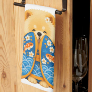 YUKIKO's GARDEN  •  Geisha  Tea Towel