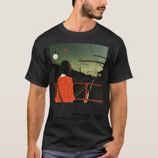 Yukio Mishima Junpaku no Yoru Minimal Style Graphi T-Shirt