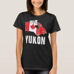 Yukon  Canada  Canada flag  Yukon flag  North Amer T-Shirt
