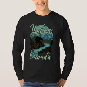 Yukon Canada Nature Bear Mountains Attire For Men  T-Shirt