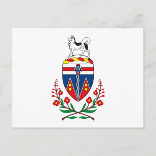Yukon Coat of Arms Postcard