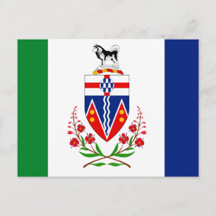 YUKON FLAG POSTCARD