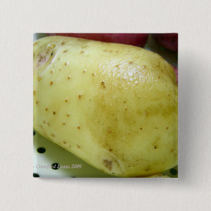 Yukon Gold potato 15 Cm Square Badge