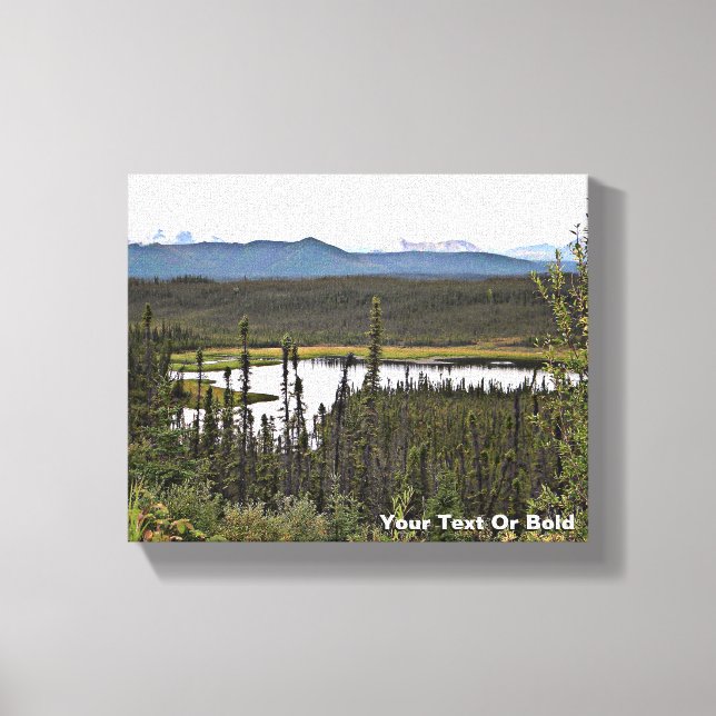 Yukon Pond Canvas Print (Front)