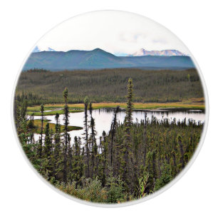 Yukon Pond Ceramic Knob