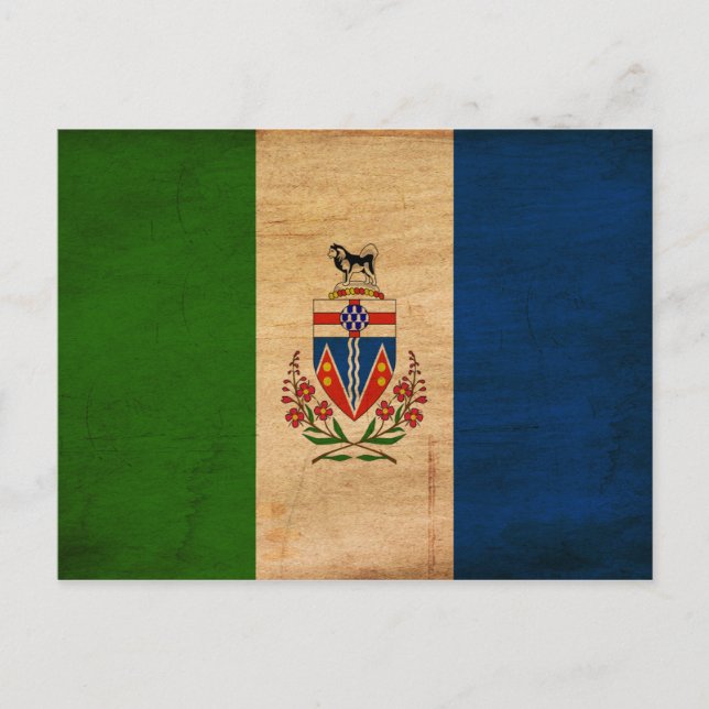 Yukon Territories Flag Postcard (Front)