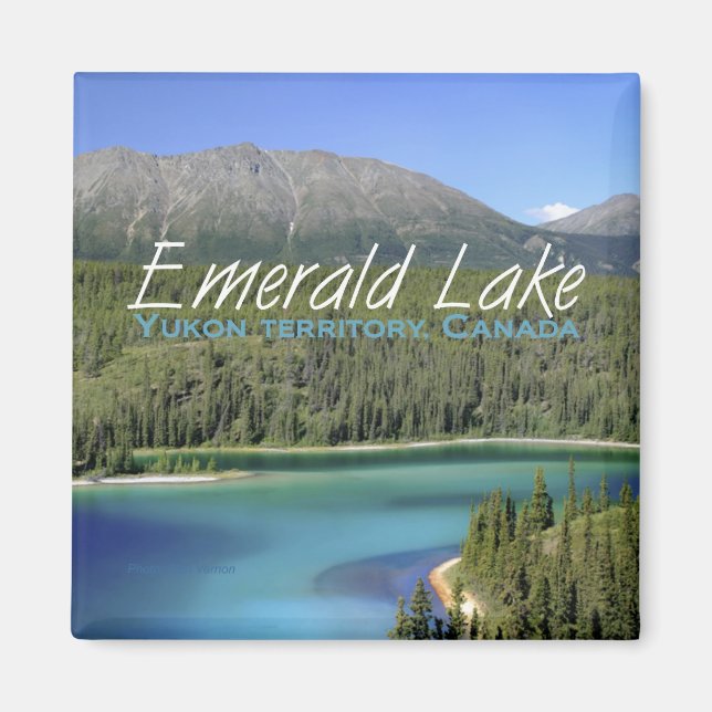 Yukon Territory Canada Travel Fridge Magnet (Front)