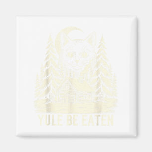 Yule Be Eaten Icelandic Cat Christmas Folklore Jól Magnet