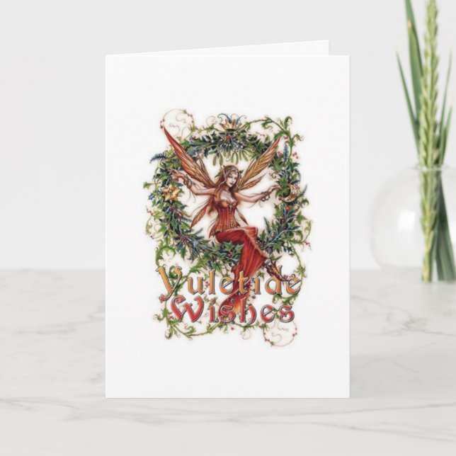 Yule Blessings: Greeting Cards (Front)