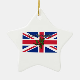 Yule Britannia Ceramic Tree Decoration