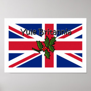 Yule Britannia Holiday Poster