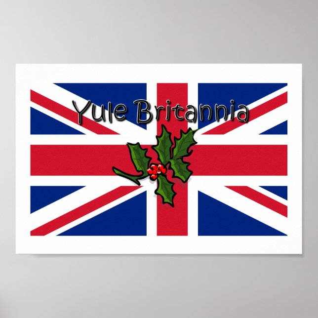 Yule Britannia Holiday Poster (Front)
