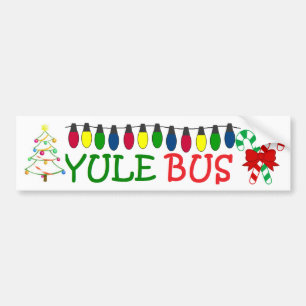 Yule Bus Deco 2 sticker