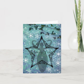 yule card goddess