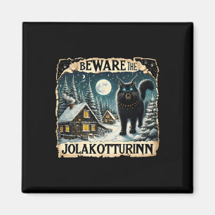 Yule Cat Icelandic Christmas Norse Beware The Jola Magnet