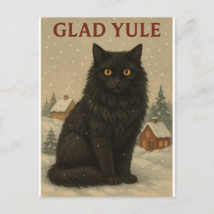 Yule cat yule card 