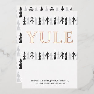 Yule Christmas Tree Personalised
