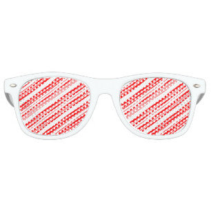 Yule Cool Candy Cane for Donaldus Retro Sunglasses