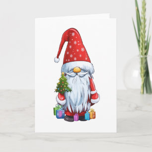 Yule Gift-wrapped Delivery Skaal to the Snowy-Seas Card