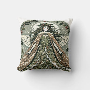 Yule Goddess Winter Solstice                       Cushion