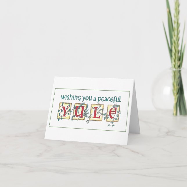 Yule Greeting Card (Front)