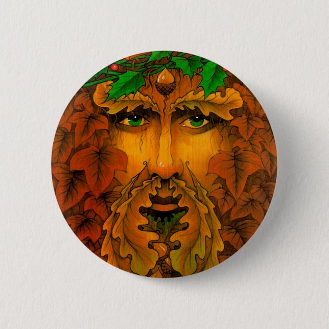 Yule King 6 Cm Round Badge (Front)