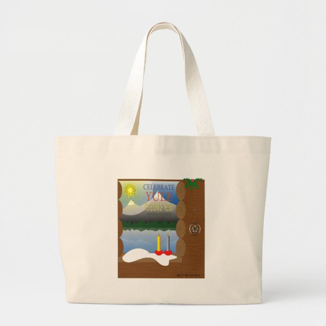 Yule Large Tote Bag (Front)
