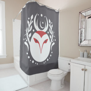Yule Owl Shower Curtain