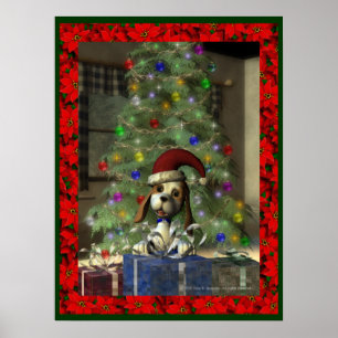 Yule Puppy Print