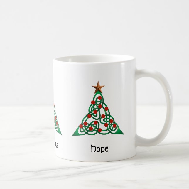 Yuletide Blessings, Greetings, Hope Coffee Mug (Right)