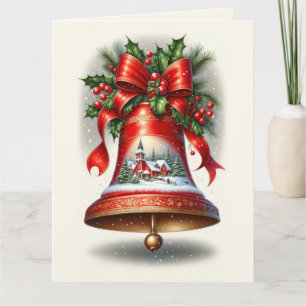 Yuletide Carol Bell Card