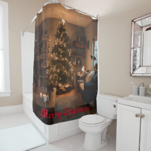 Yuletide Charm Shower Curtain
