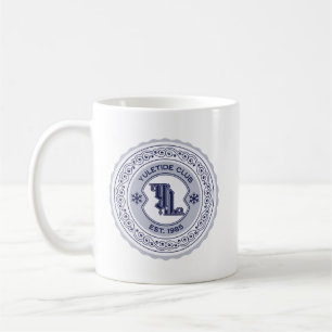 Yuletide Club EST. 1985 Holiday Crest Design Coffee Mug