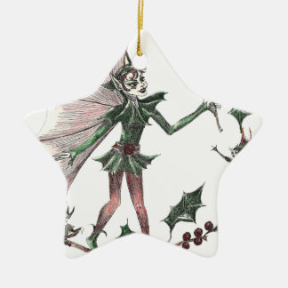 Yuletide Fairy Gifts for the Holiday Ceramic Tree Decoration