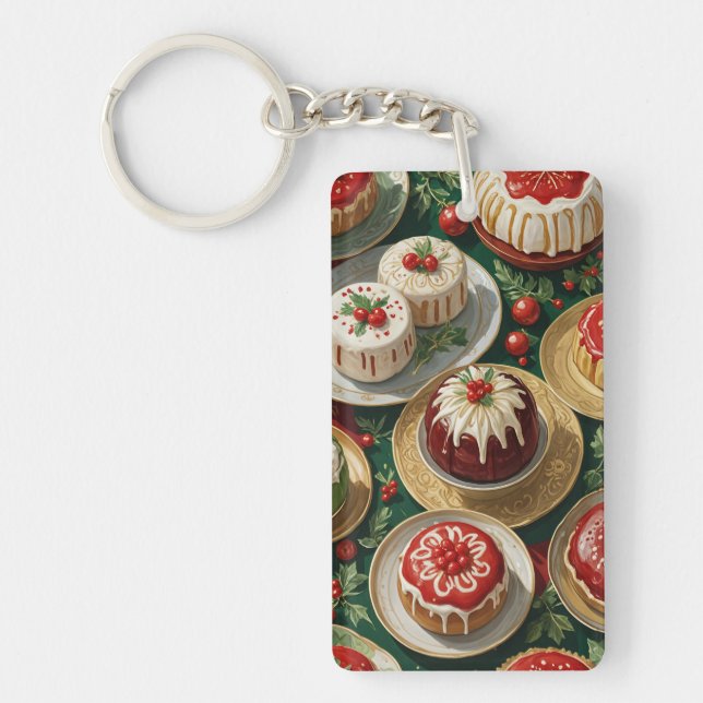 Yuletide Feast Key Ring (Front)