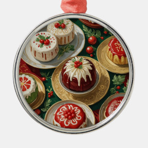 Yuletide Feast Metal Tree Decoration