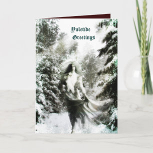 Yuletide Goddess Holiday Card