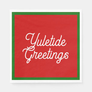 Yuletide Greetings Napkins