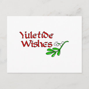 Yuletide Greetings Postcard