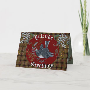 Yuletide Junco Bird   Card