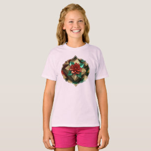Yuletide Opulence: Golden Threads of Christmas T-Shirt