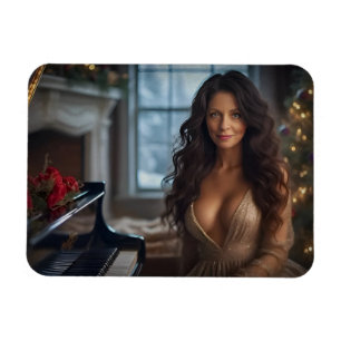 Yuletide Romance Magnet